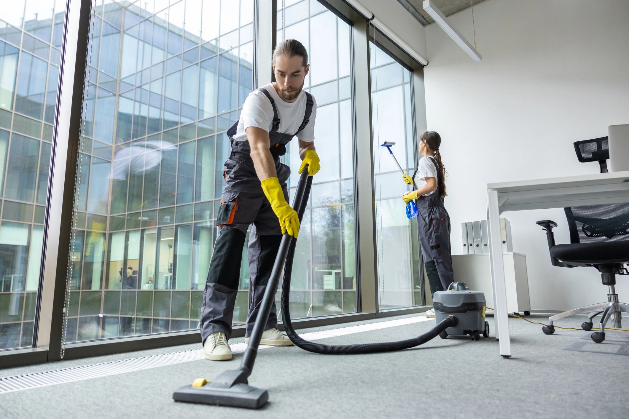 professional cleaning service team Hamilton office home
