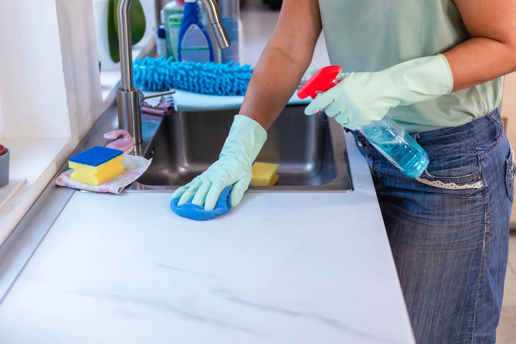 cleaning supplies modern residential